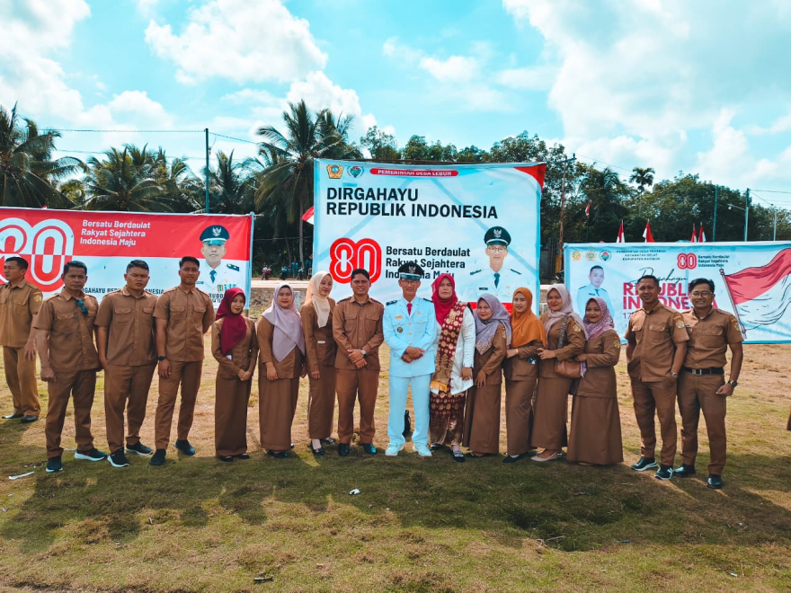 Desa Lebuh Meriahkan HUT RI ke-80 Kecamatan Belat di Desa Sungai Asam 